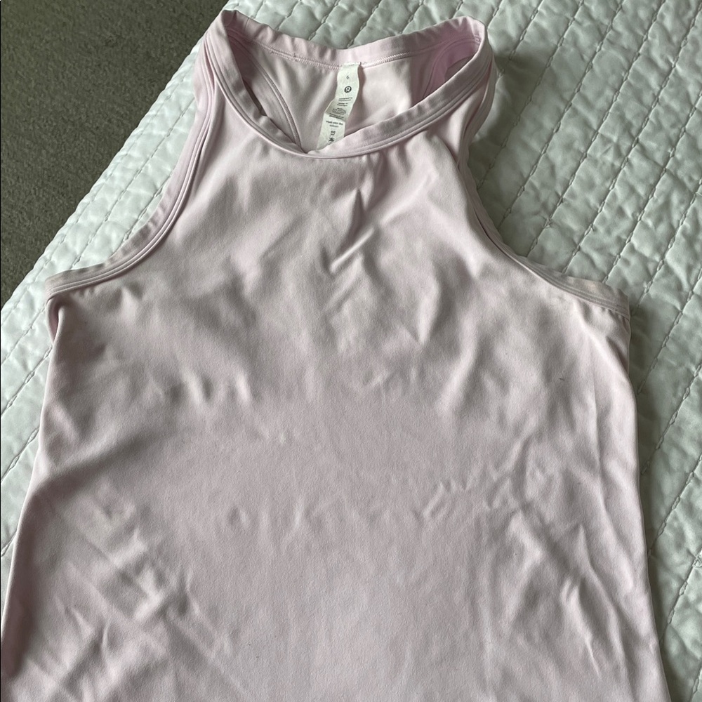 Lululemon Athletica Light Pink Tank Top